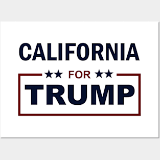 California for Trump Posters and Art